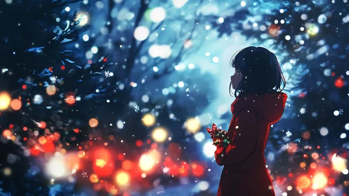 Side-lit winter silhouette studies bokeh depth and color contrast