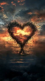 Heart of Fire Rises from Water.