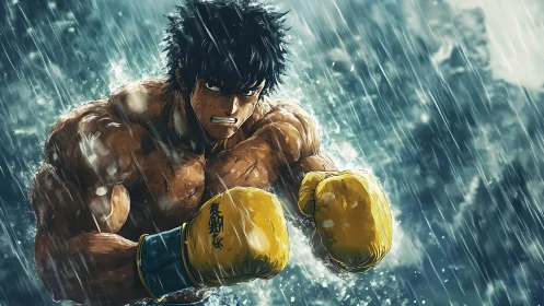 Boxer Unleashed. Raw Power Rain Storm.