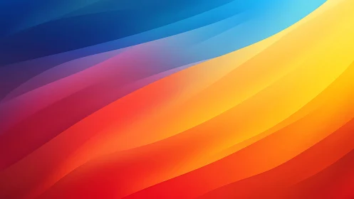 Chromatic gradient waves in layered digital spectrum field.