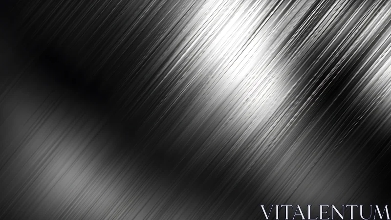 Silver rain streaks across shadowed steel and soft light