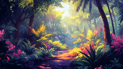 Neon Jungle's Golden Sanctuary.