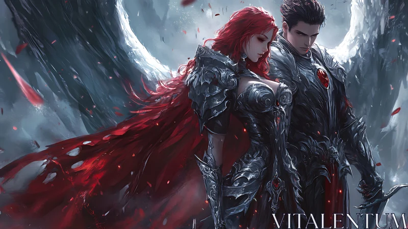 Crimson warlocks lean into stormlight, armor singing softly