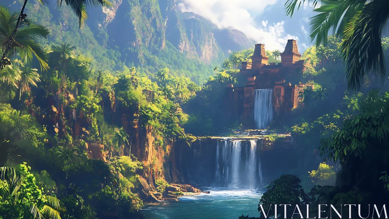 Lost Kingdom Cascades in an Emerald Paradise.