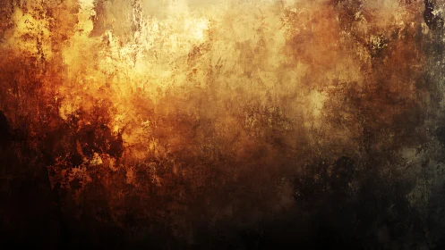 Warm Abstract Grunge Texture with Golden and Brown Tones.