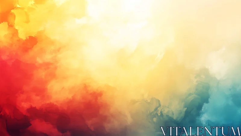 Sunrise smoke drifts from molten red to quiet teal dreams