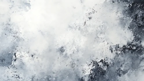 Monochrome abstract cloudlike texture in diffuse formation.