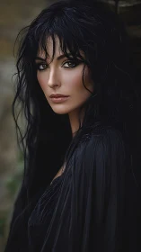 Nocturnal portrait with high-contrast optical rendering precision.