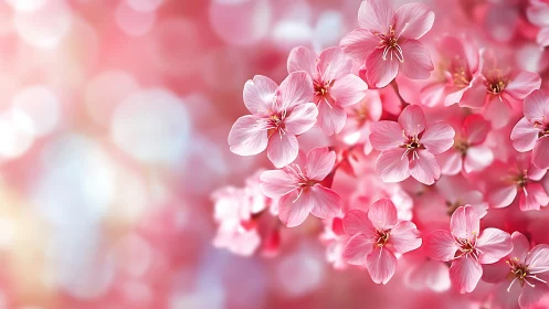 Cherry Blossom Reverie in Soft Focus Glory.