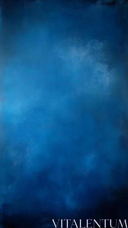 Monochrome ultramarine gradient field with subtle surface texture