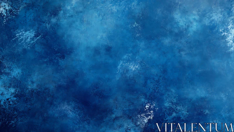 Textured abstract blue background with tonal variations.