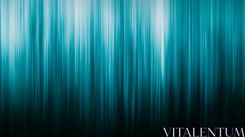 Vertical teal light streaks on dark gradient backdrop.