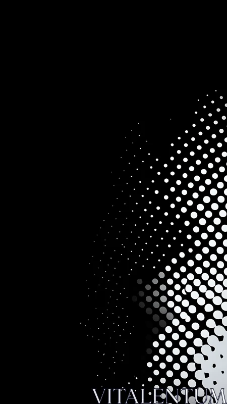 Gentle monochrome dots drifting into a cozy night sky.