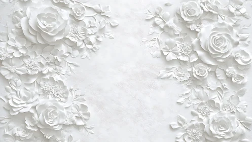 Three-Dimensional Blooms Cascade Across Luminous Canvas