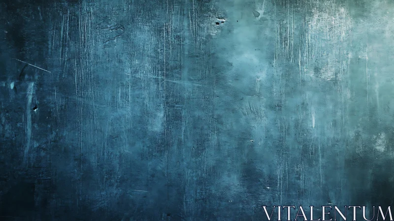 Textured teal concrete wall with subtle worn surface marks.