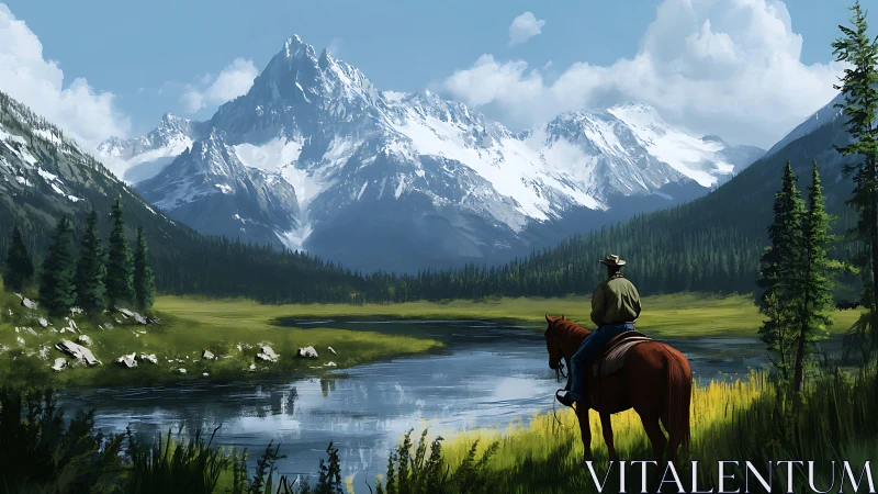 Quiet saddle pauses while blue mountains hold their breath