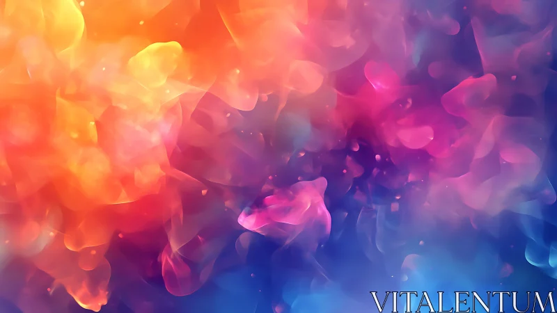 Digital painting of prismatic nebula haze with soft gradients.