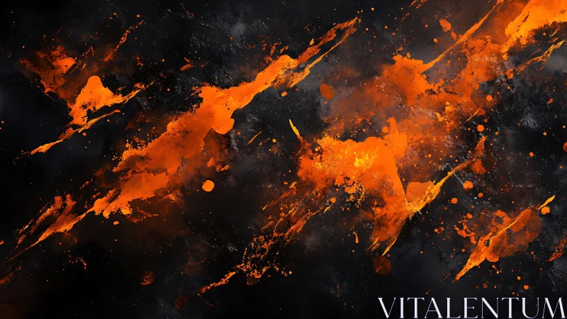 Molten Fire Dance in Motion.