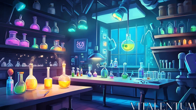 Glowing potion lab invites playful experiments and bright ideas