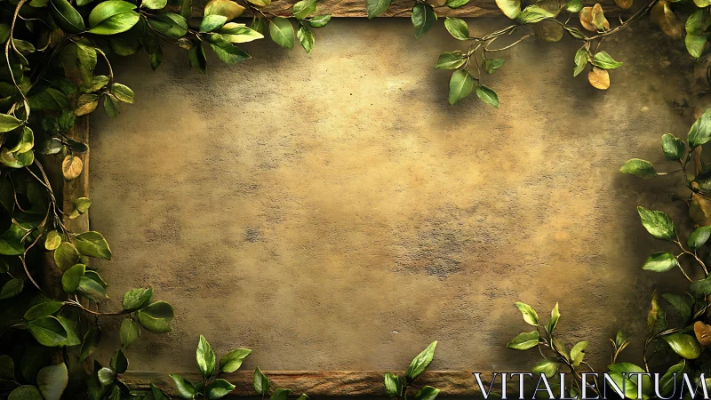 Whispering vine border around a sunworn story field.