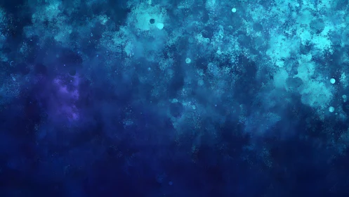 Abstract deep blue and turquoise textured digital background art.