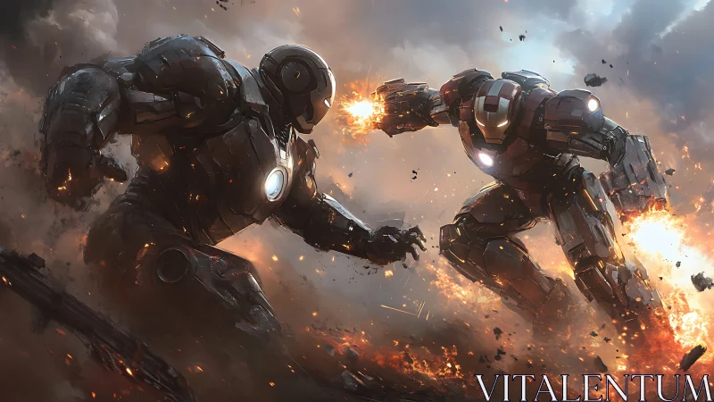 Armored titans collide in a firestorm of explosive fury.