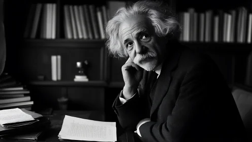 Thought-drenched professor leans into the hush of equations