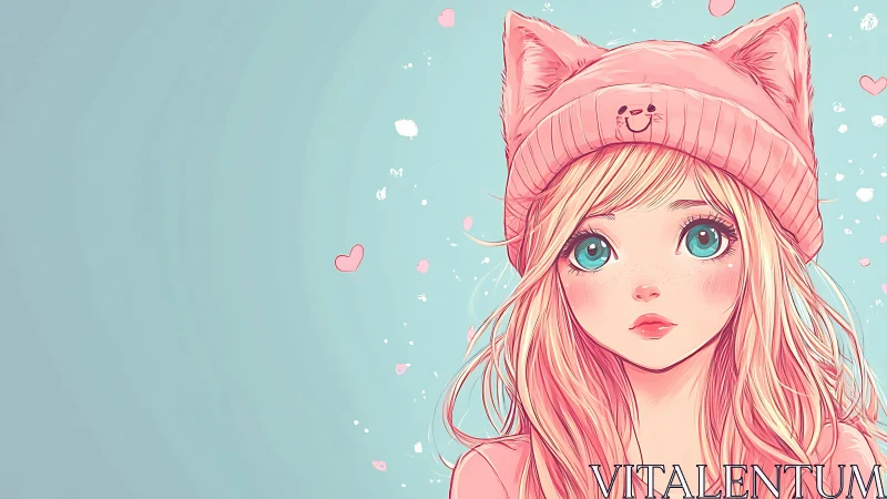 Soft-eyed daydreamer listens to quiet candy-colored wishes