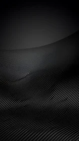 Black parametric wavefield with flowing striped topology.