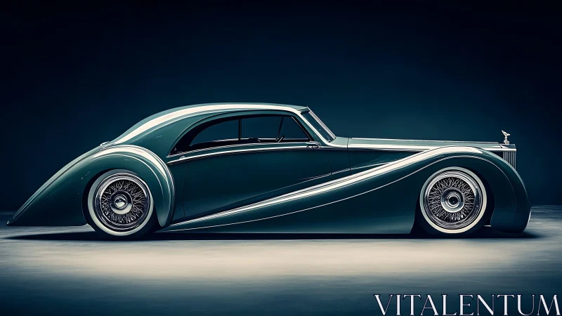 Streamlined luxury coup&eacute; displays aerodynamic teardrop profile