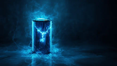 High-voltage cylindrical battery emits dynamic electric energy