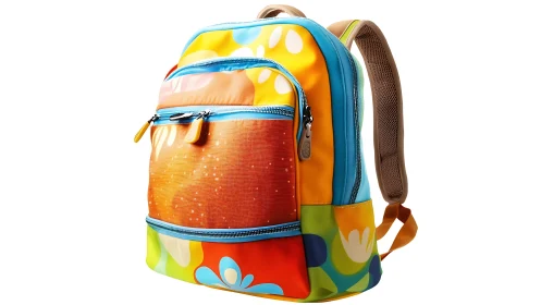 Colorful Children's Backpack. Vibrant Design.