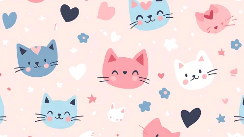 Whimsical Cats Dance Through Dreams on Pastel Candy Clouds