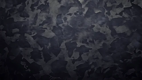 Monochrome camo texture creates a moody tactical backdrop