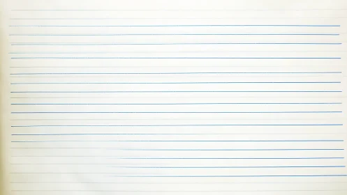 Quiet notebook lines await stories, stretching into soft light.