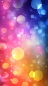 Chromatic Bubble Constellations in Soft Neon Glow.