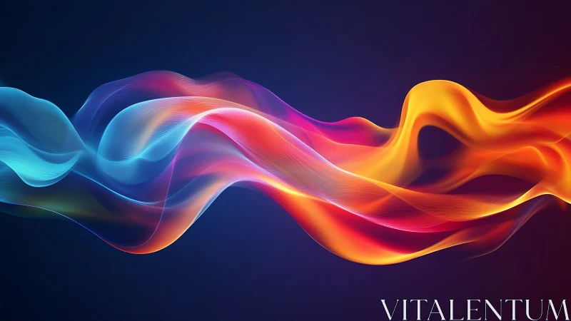 Fluid Chromatic Wave Dynamics: Rendered Energy Flow.