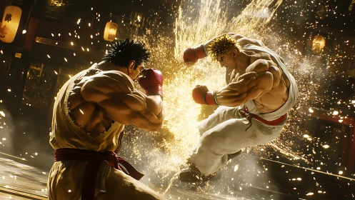 Explosive dojo showdown where every punch redraws gravity.