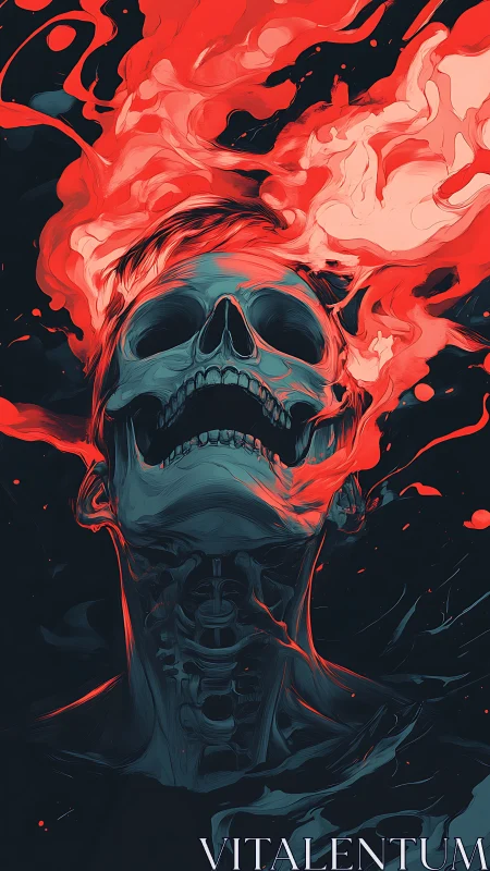 Cranial combustion anatomy in neon spectral chromatics.