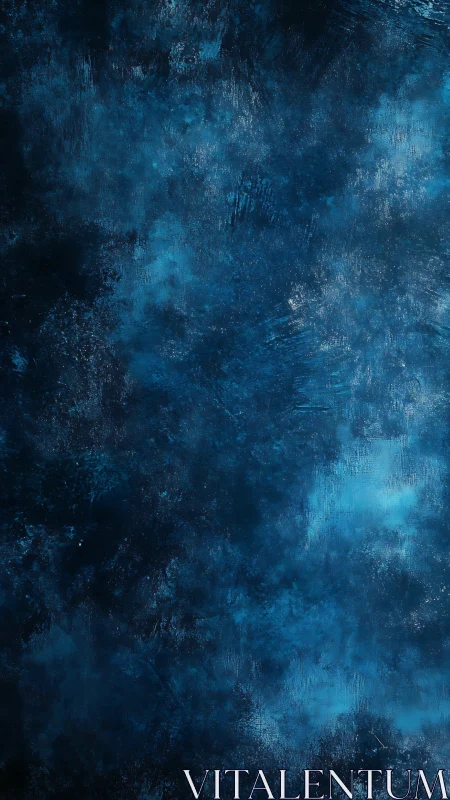 Textured deep blue abstract background with layered brush diffusion