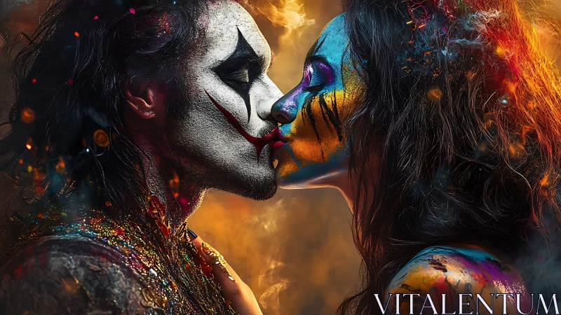 Two Souls Connect Through Vibrant Artistic Expression