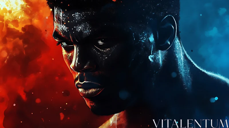 Fire and Ice: A Striking Portrait of Duality and Power