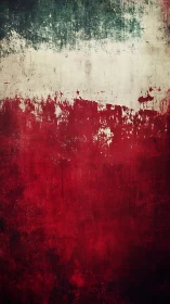 Weathered tricolor canvas welcomes bold, textured emotions