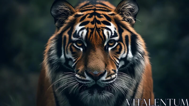 Tiger eyes carve tunnels of firelight through deep jungle hush