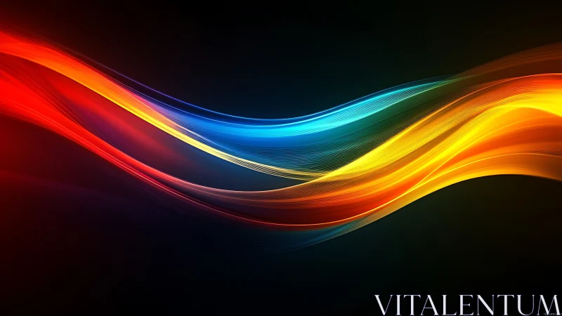 Color currents drifting across a calm digital night.