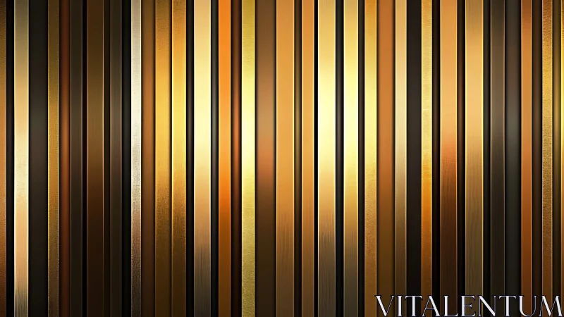 Metallic vertical stripe abstraction with luminous gradients.