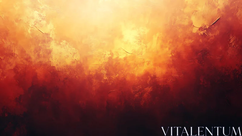 Fiery Abstract Gradient - Explosive Colors Fade to Darkness