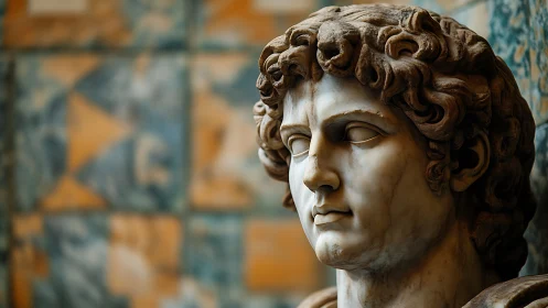 Marble curls brood quietly while ancient light studies them