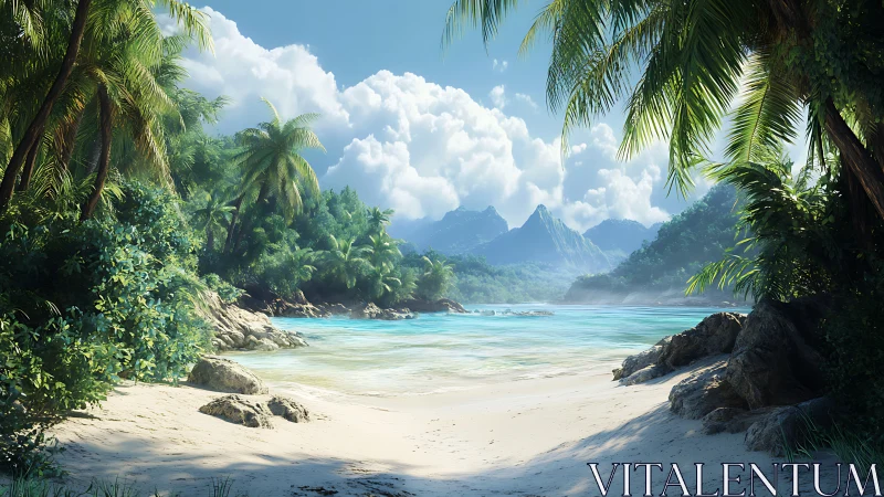 Paradise Whispers Through Emerald Portals and Turquoise Dreams