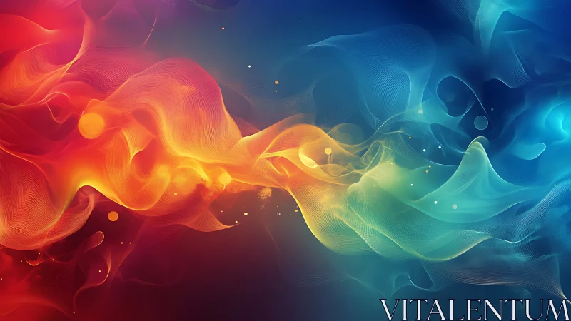 Where Fire Meets Ice: A Dance of Color.